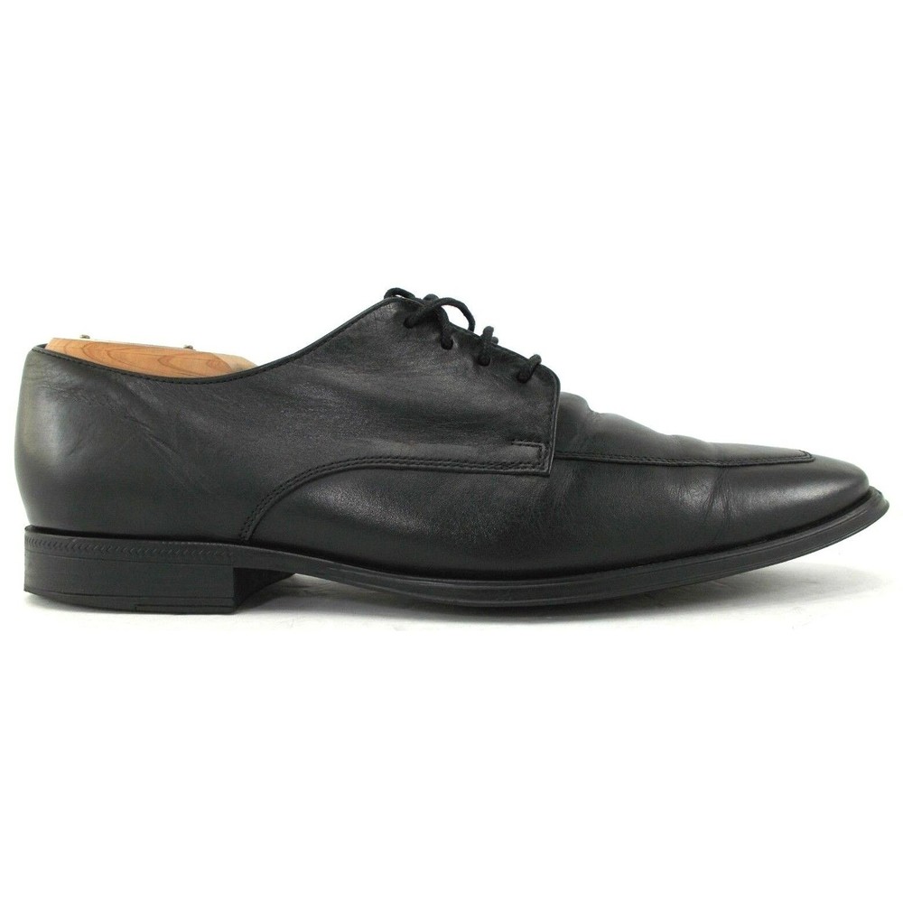Cole Haan Mens Air Adams Black Dress Oxford Apron Toe Derby C09438 Size 10.5 M - Picture 3 of 11